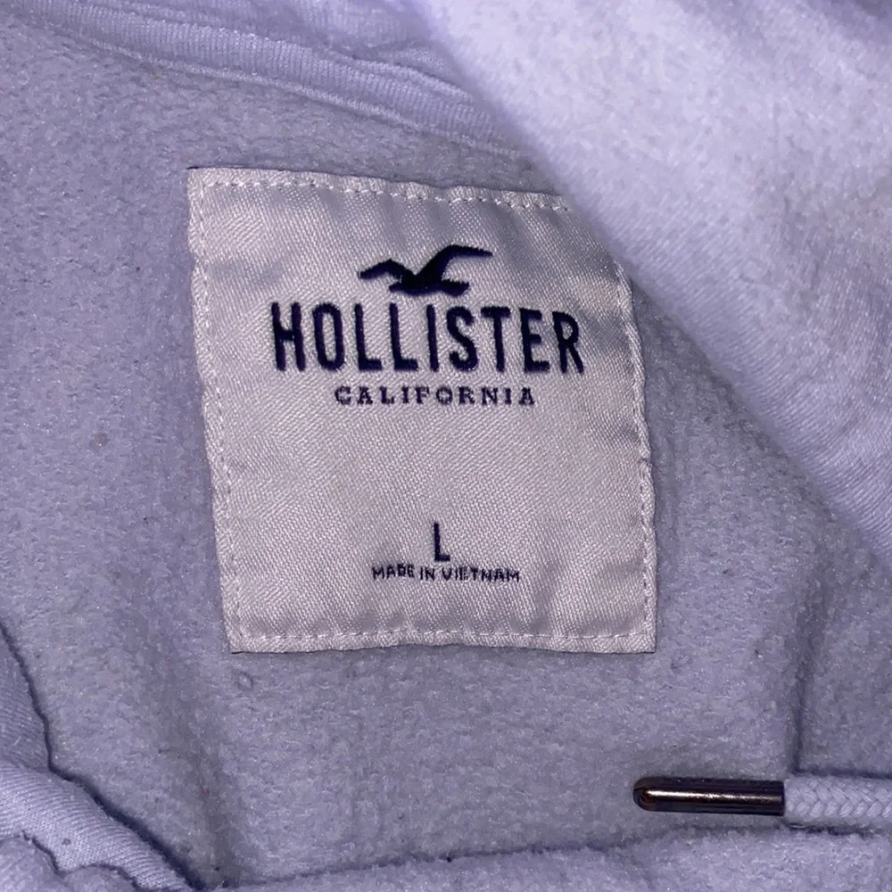 Light blue hollister hoodie - Picture 4 of 4